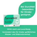 Tannalbin® Comprimés contre la diarrhée, 50 comprimés