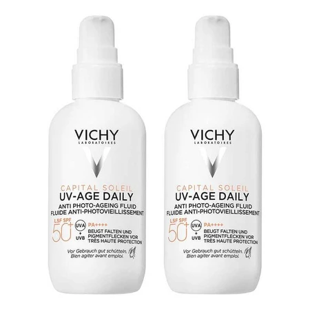 Vichy Capital Soleil UV-Age Daily SPF 50+, 2 x 80 ml vloeibaar