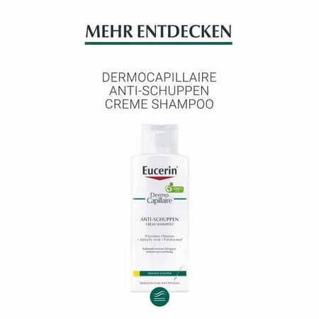 Eucerin Dermocapillaire Anti-Dandruff Gel Shampoo, 2 x 250 ml Shampoo