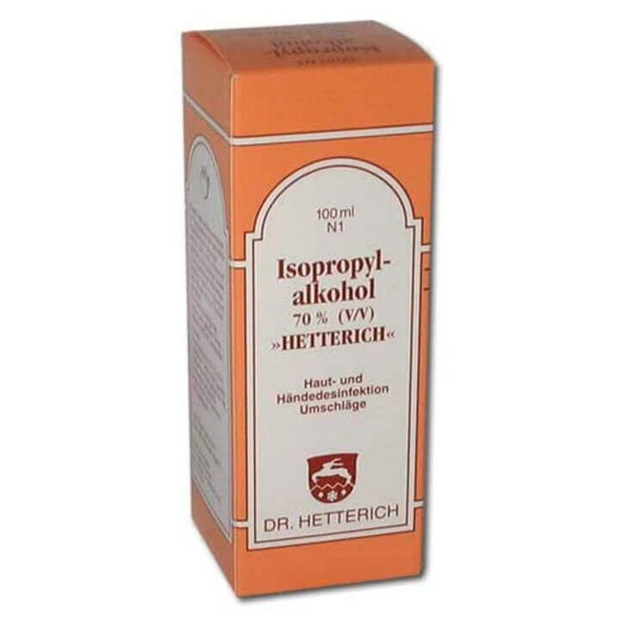 70% v/v Isopropyl Alcohol, Hetterich, 200 ml solution