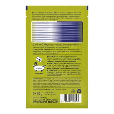 DE Badesalz De-Stress, 60 g Bad