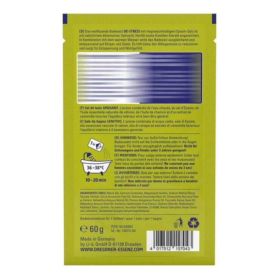 DE Badesalz De-Stress, 60 g Bad