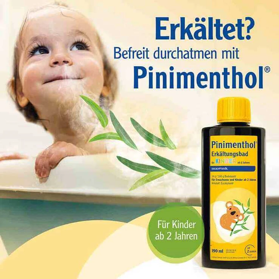 Baño contra el resfriado Pinimenthol® para niños a partir de 2 años, 30 ml