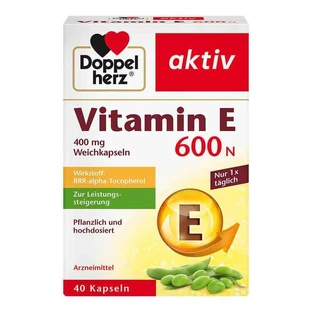 Doppelherz® aktiv Vitamine E 600 N Softgels, 40 capsules