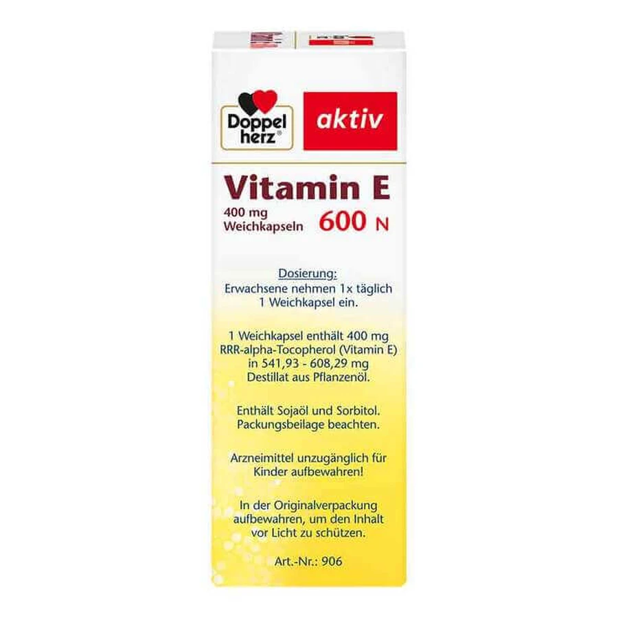 Doppelherz® aktiv Vitamine E 600 N Softgels, 40 capsules
