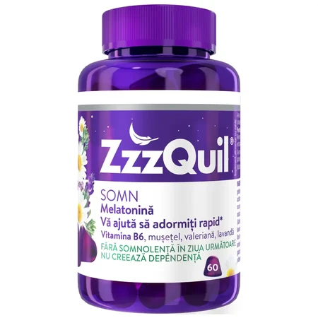 ZzzQuil Natura, 60 geleiachtige snoepjes