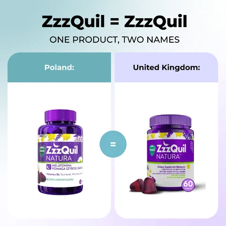 ZzzQuil Natura, 60 geleiachtige snoepjes