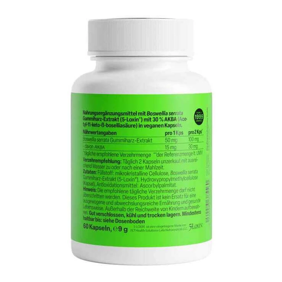 Boswellia 30% Akba Zeinpharma Capsules, 60 capsules