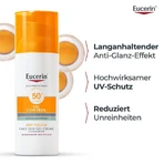 Eucerin Sun Gel-Cream Oil Control SPF 50+, 2x50 ml cream