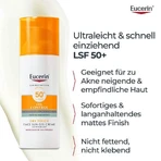 Eucerin Sun Gel-Cream Oil Control SPF 50+, 2x50 ml cream