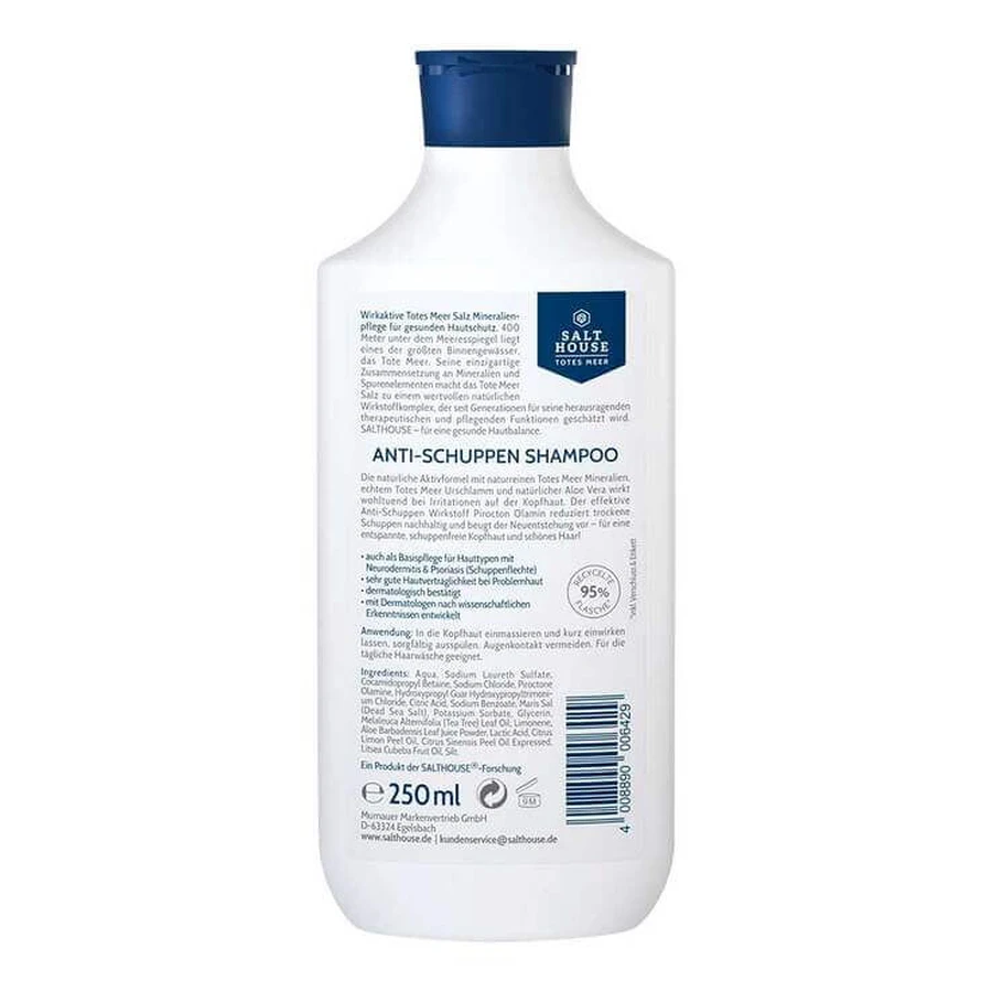 Șampon anti-mătreață Salthouse Marea Moartă, 250 ml șampon