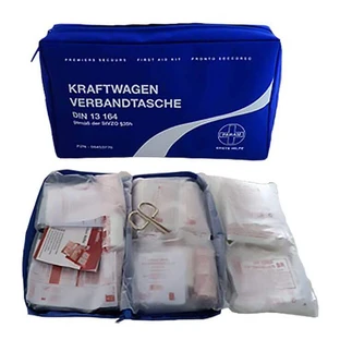 First-aid kit for motor vehicles in accordance with DIN 13164, 1 pc., as required