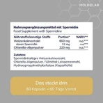 Moleqlar Longevity Spermidin pro Kapseln, 60 St Kapseln