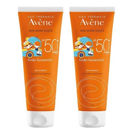 Avene Children's Sunscreen SPF 50+, 2 x 250 ml bottles