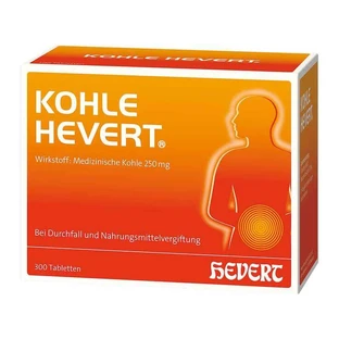 Hevert Charcoal Tablets, 300 tablets