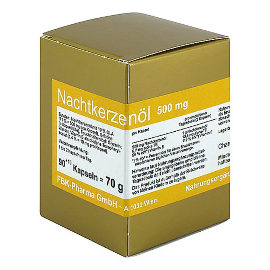 FBK Ulei de primula de seară, capsule de 500 mg, 90 de capsule