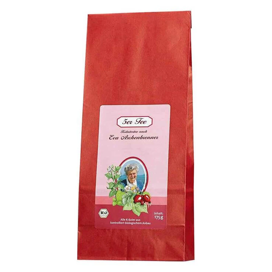 Ceai din plante „5ER” după rețeta Evei Aschenbrenner, 175 g ceai