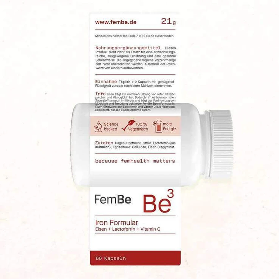 Fembe Be3 Iron Formular Kapseln, 60 St Kapseln