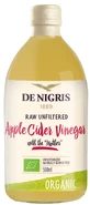 Unfiltered apple cider vinegar, 500 ml, De Nigris