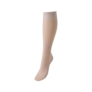 COMPRESSANA Calypso 70 denier Knee-Highs, Size 2, Soft Beige, 2 pairs, as is