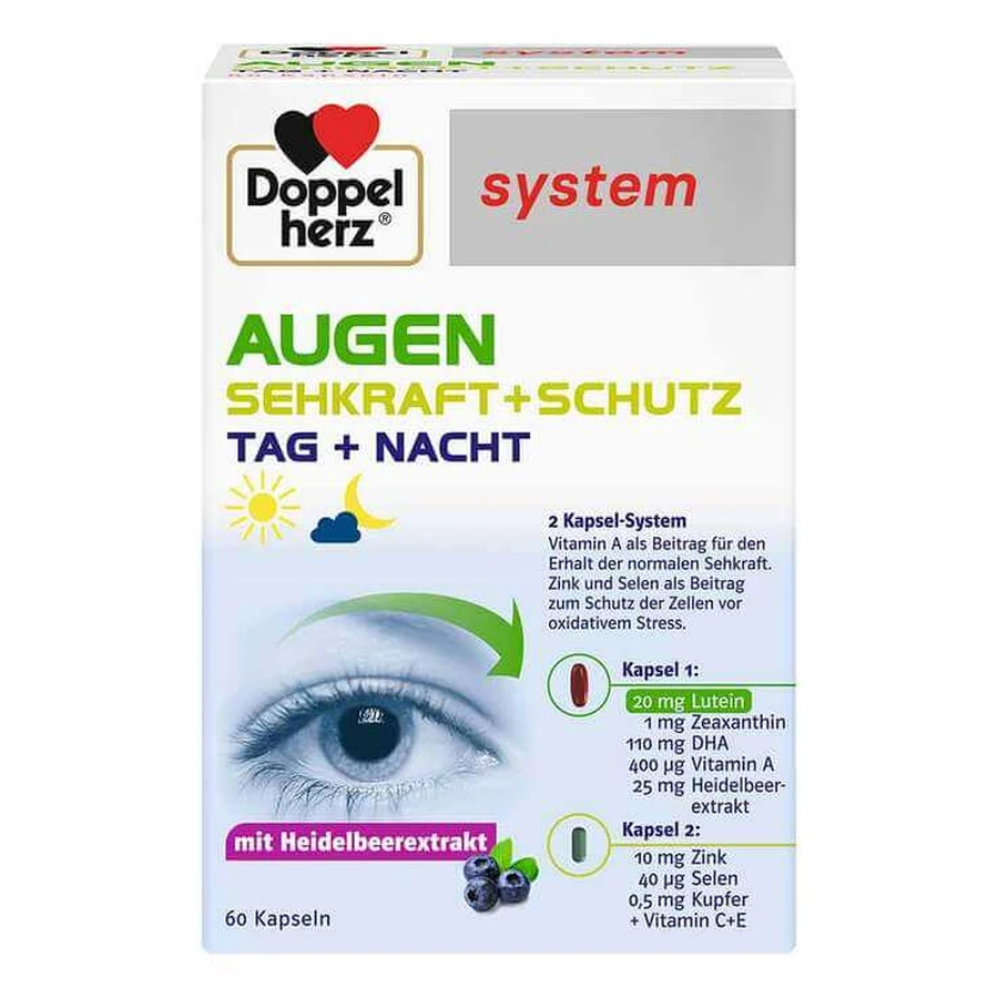 Doppelherz Eye Health + Protection Capsules, 3 x 120 capsules