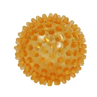 Hedgehog Ball, 6 cm, orange, transparent, 1 pc., as is