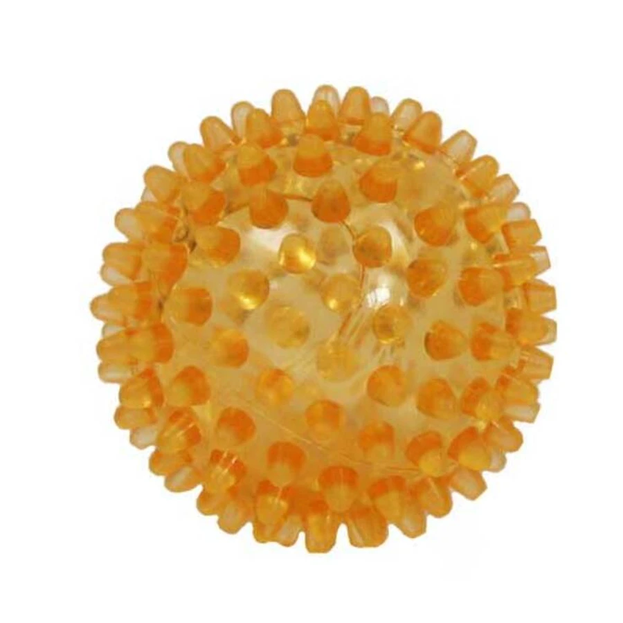 Hedgehog Ball, 6 cm, orange, transparent, 1 pc., as is
