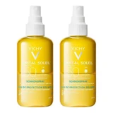 Vichy Capital Soleil Spray solaire + acide hyaluronique SPF 50, 2 x 200 ml en vaporisateur