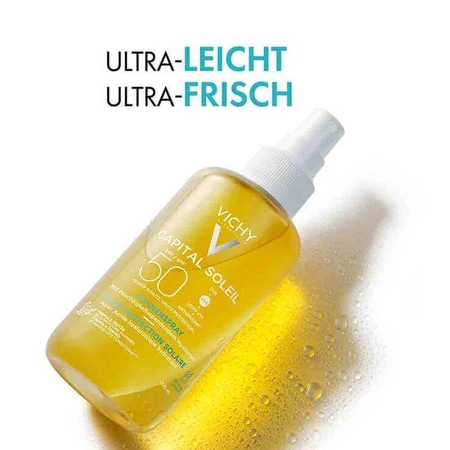 Vichy Capital Soleil Sun Spray + Hyaluronic Acid SPF 50, 2x200 ml Spray