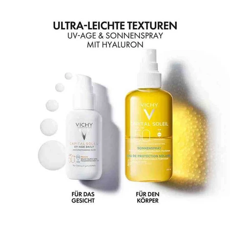 Vichy Capital Soleil Sun Spray + Hyaluronic Acid SPF 50, 2x200 ml Spray