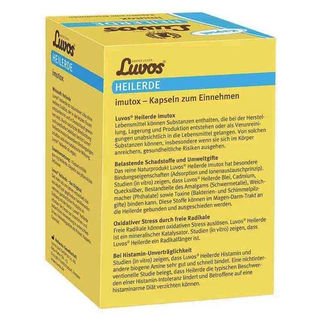 Luvos® Healing Clay imutox Capsules, 120 capsules