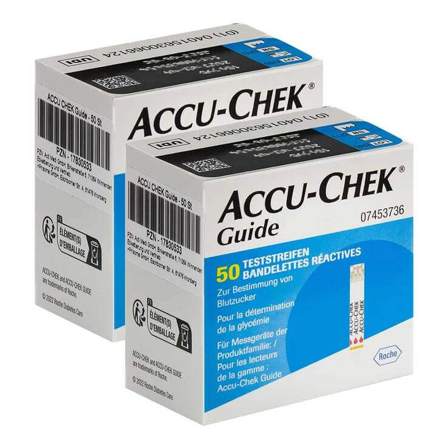 Accu-Chek Guide Teststreifen , 2x50 St Teststreifen