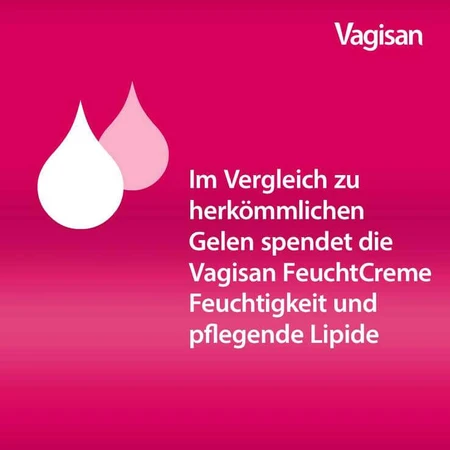 Crema hidratante Vagisan, 2 x 25 g de crema