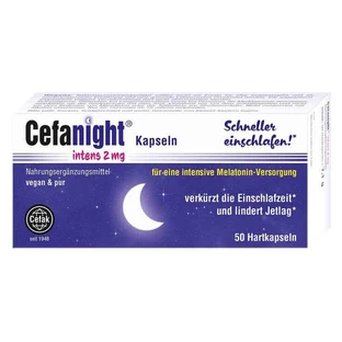 Cefanight Intens 2 mg, cápsulas duras, 30 cápsulas duras