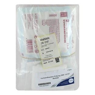 First Aid Kit Contents, Model 13157 Param, 1 pc., as is