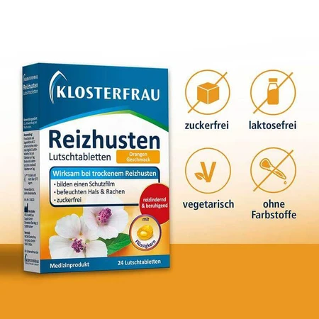 Pastillas para la tos Klosterfrau, 24 pastillas