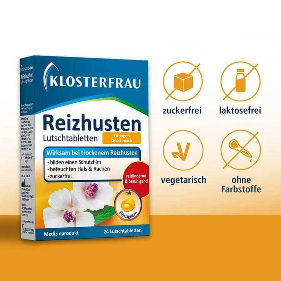 Pastillas para la tos Klosterfrau, 24 pastillas