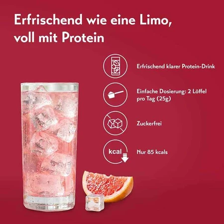 Puresgp Clear-eiwitpoeder, grapefruit, 500 g poeder