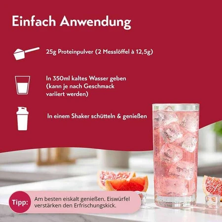 Puresgp Clear-eiwitpoeder, grapefruit, 500 g poeder