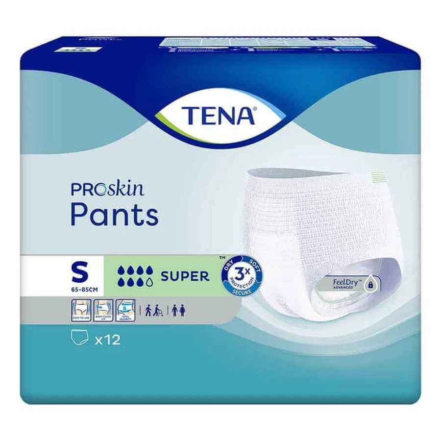 TENA Pants Super S Einweghosen bei Inkontinenz, 12 St n.v.