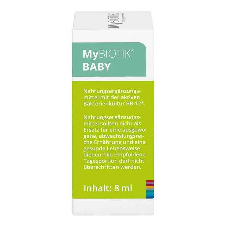 Mybiotik Baby Flüssigkeit zum Einnehmen, 8 ml Flüssigkeit zum Einnehmen