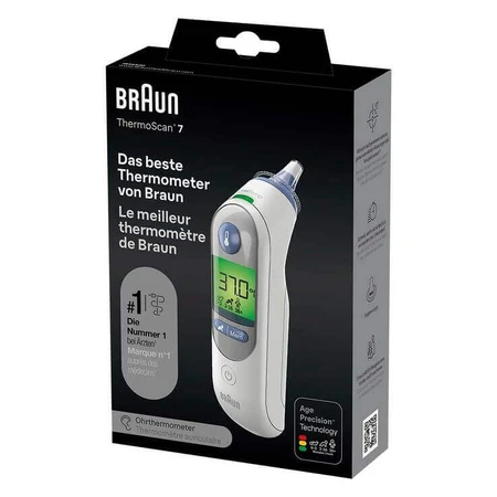 Termómetro de oído Braun Thermoscan 7 IRT 6520, 1 unidad, tal y como está