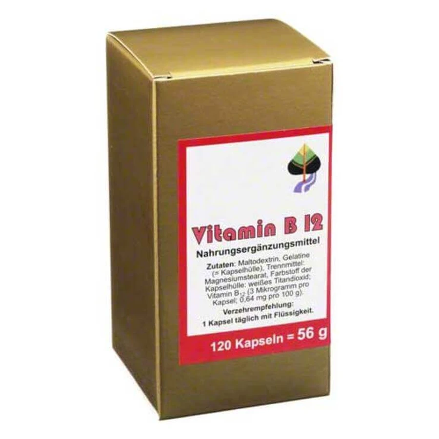 Cápsulas de vitamina B12, 300 cápsulas