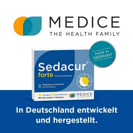 Sedacur® forte, comprimés enrobés apaisants, 100 comprimés
