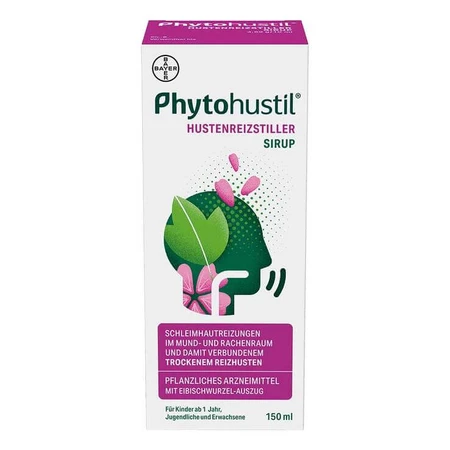 Jarabe antitusivo Phytohustil, 150 ml de jarabe