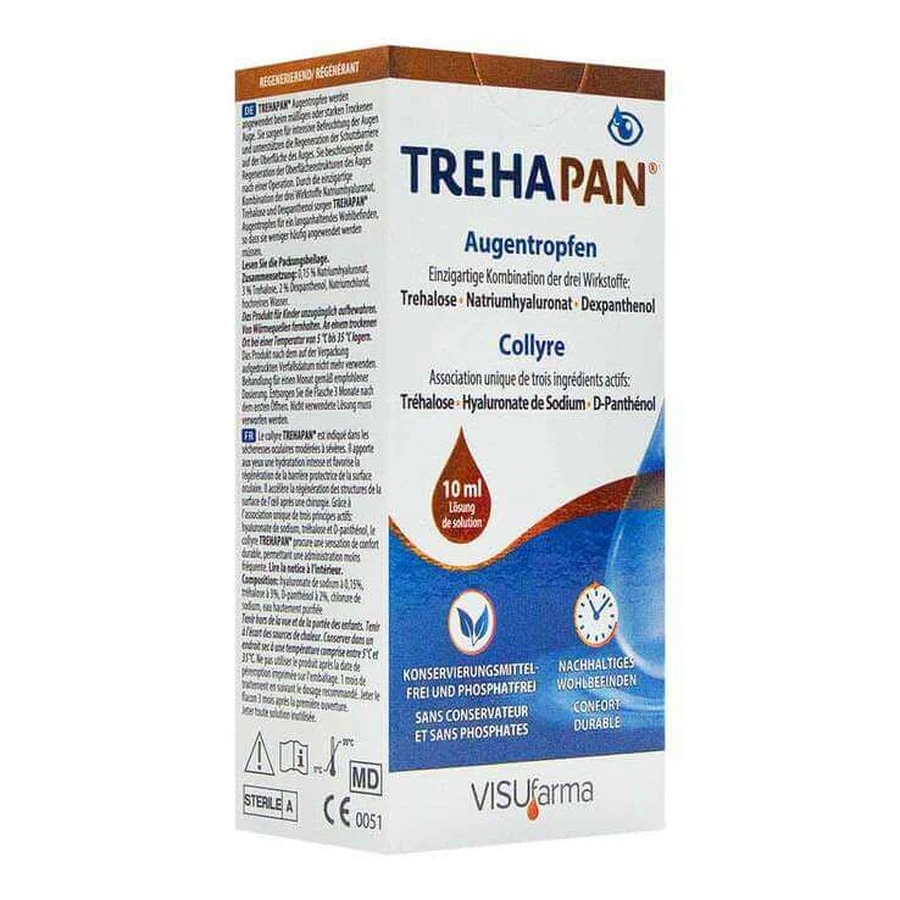 Trehapan Eye Drops, 10 ml eye drops