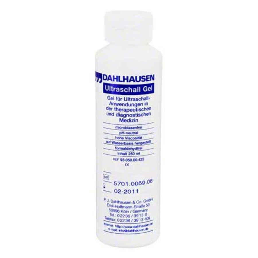 Tube met echografiegel, 250 ml gel