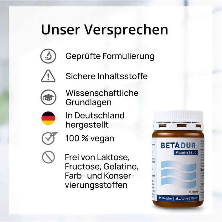 Betadur Capsules, 90 capsules