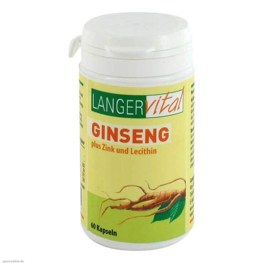Ginseng 200 mg Lecithine-capsules, 60 capsules
