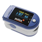 Pulox PO-200 Pulse Oximeter, blue, 1 unit, as is